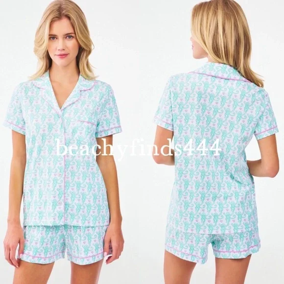 Roller Rabbit Lovely Monkey Polo pajamas set - Picture 2 of 2